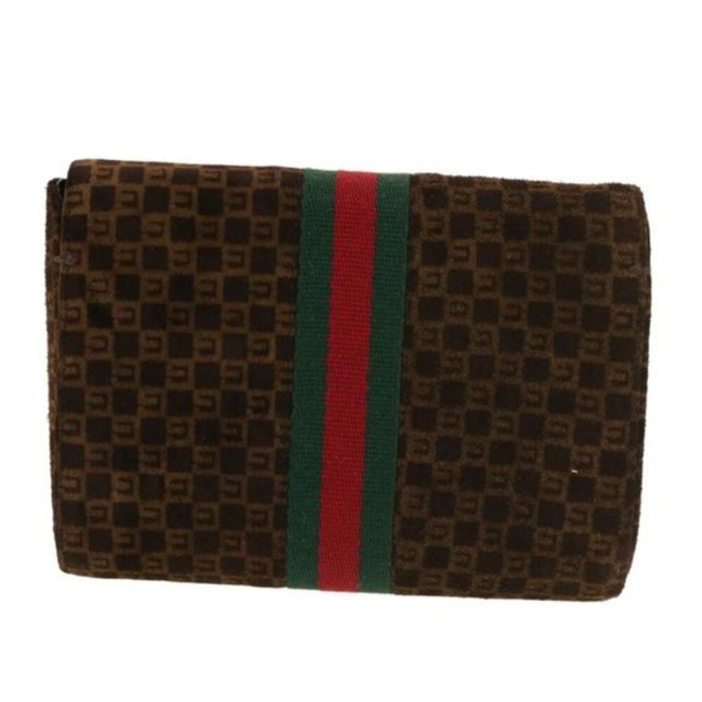 Gucci G Suede Clutch - Picture 2 of 10